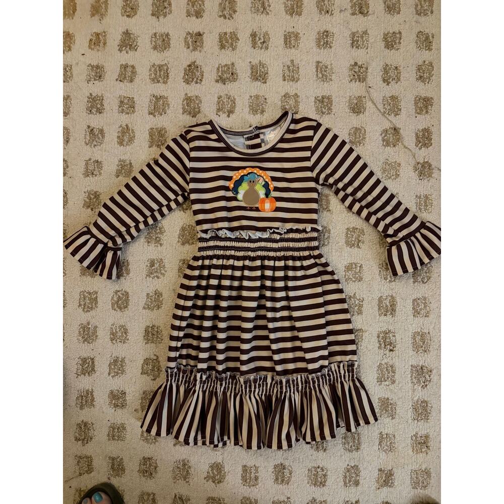 Thanksgiving Dress with Ruffles
